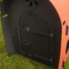 recycled-plastic-hen-house-red-standard-back-door-detail