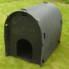 recycled-plastic-standard-dog-kennel-black-detail